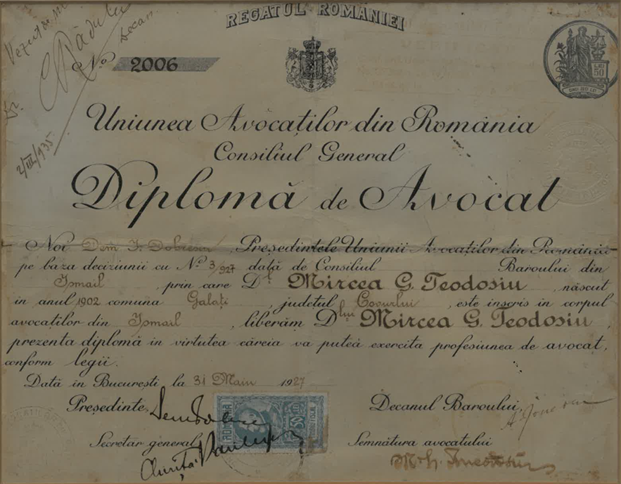 Diploma de Avocat